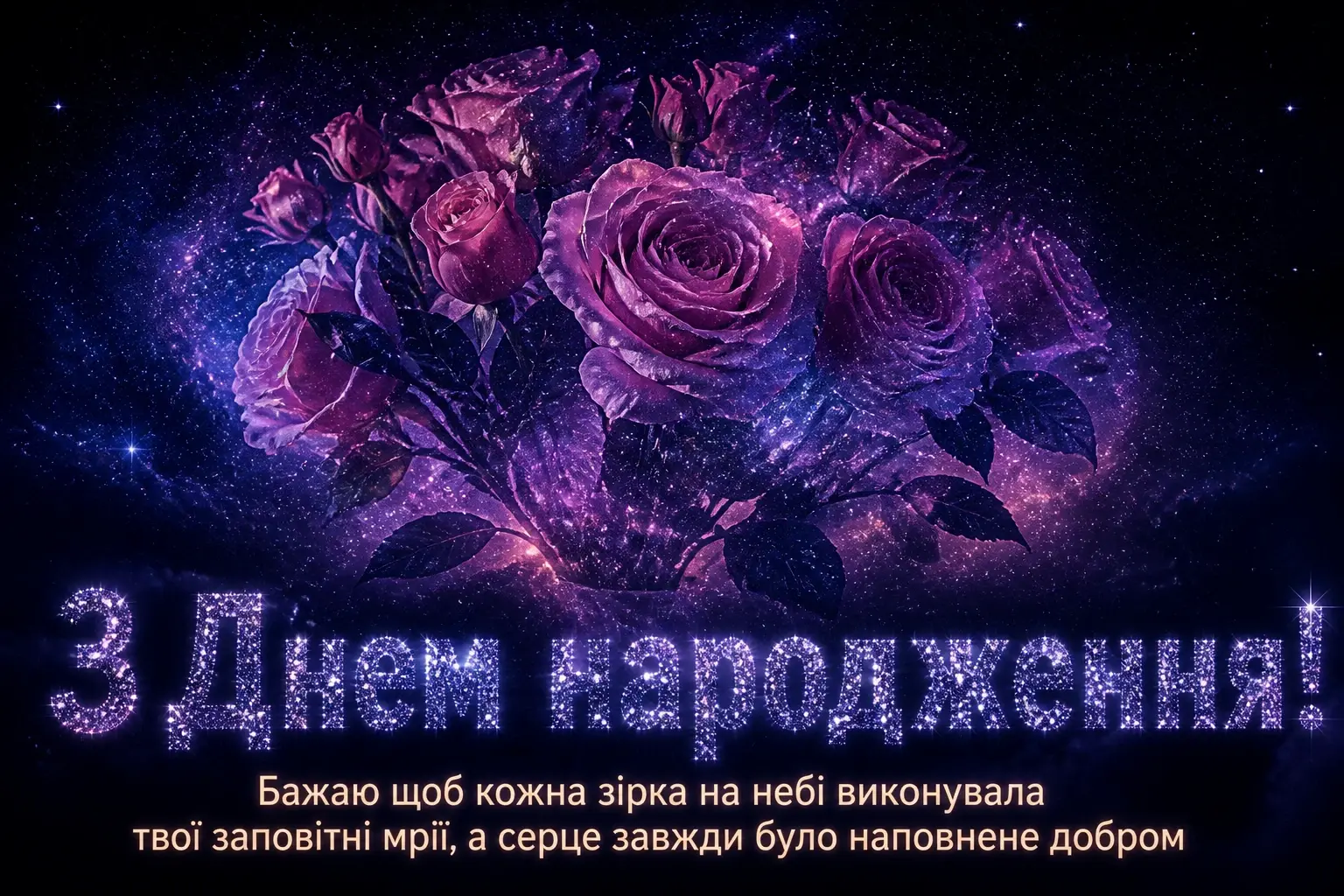 букет квіти привітання з днем народження подрузі