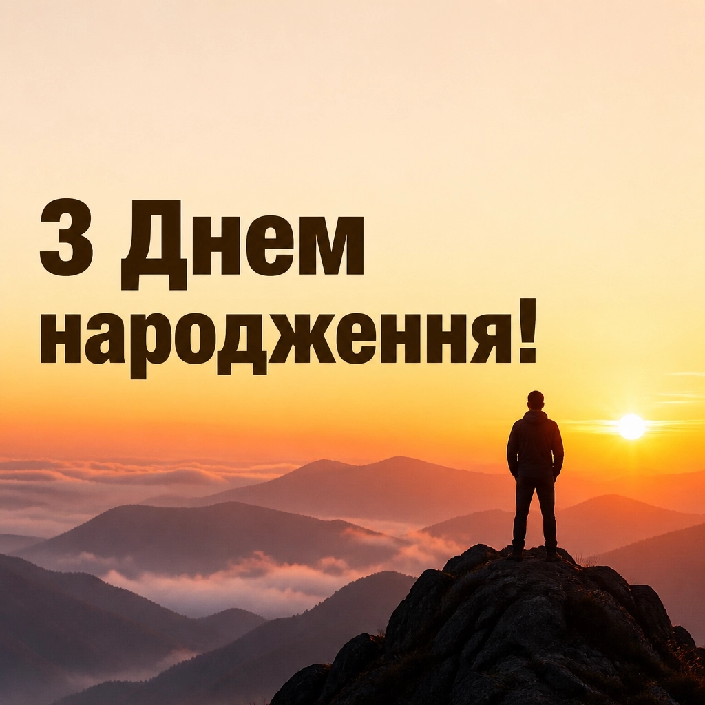 скачати привітання з днем народження для чоловіків
