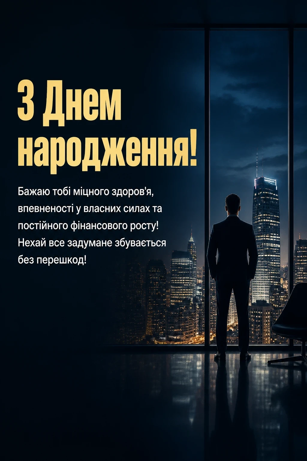 скачати привітання з днем народження для чоловіків