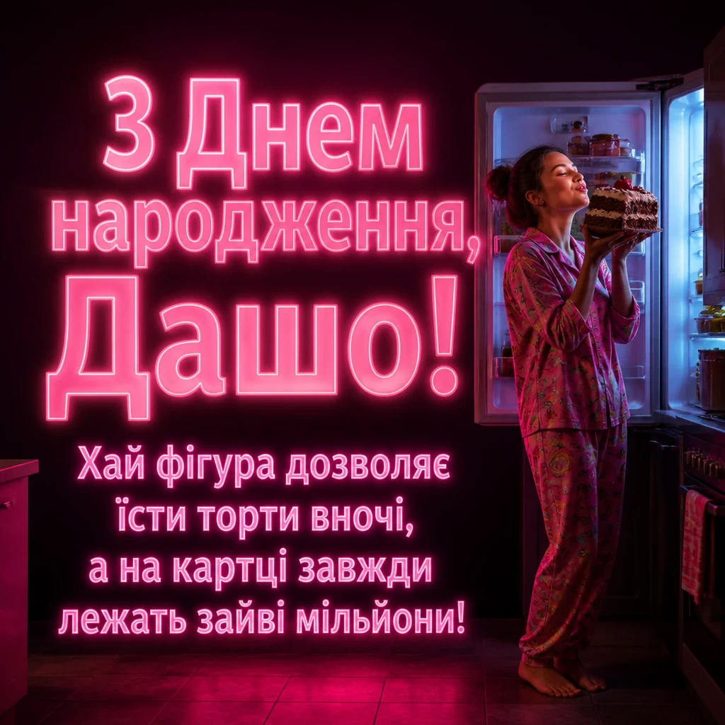 з днем народження даша