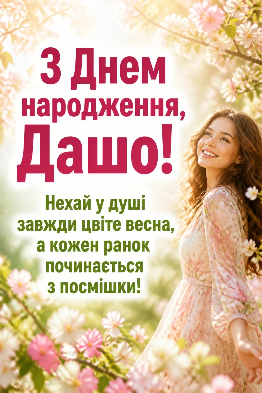 з днем народження даша