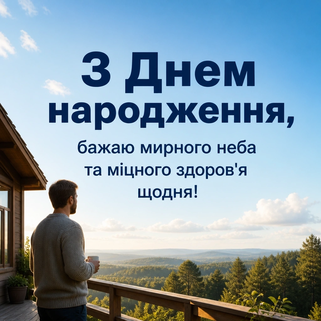 оригінальні привітання з днем народження мужчині мирного неба