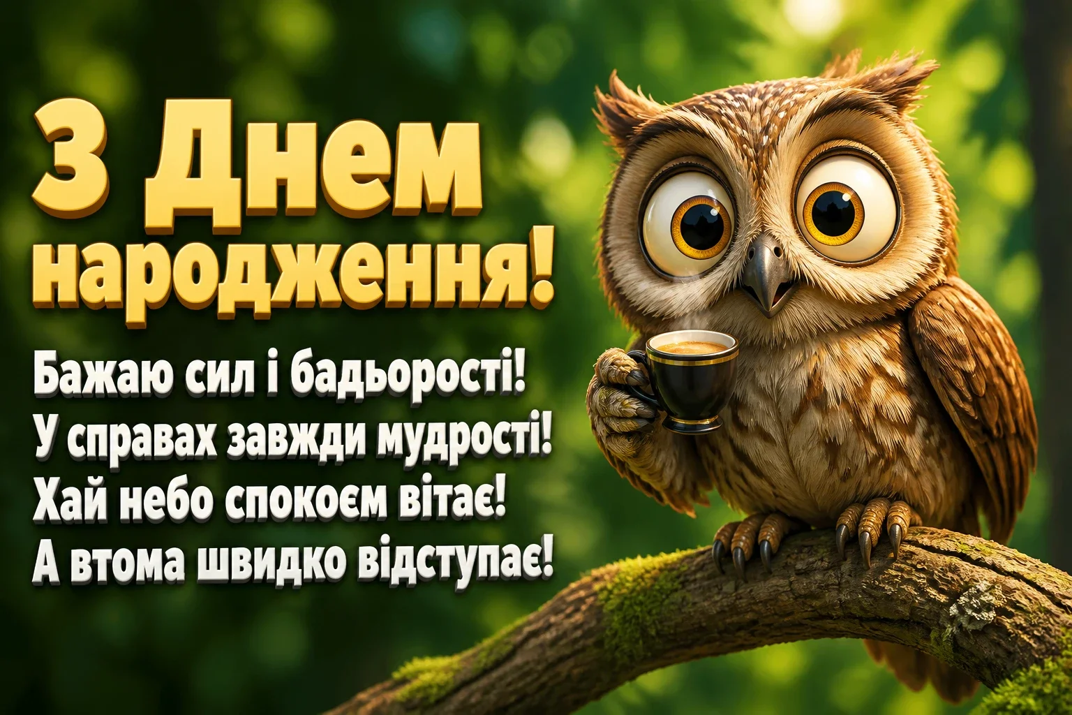 оригінальні привітання з днем народження мужчині мирного неба