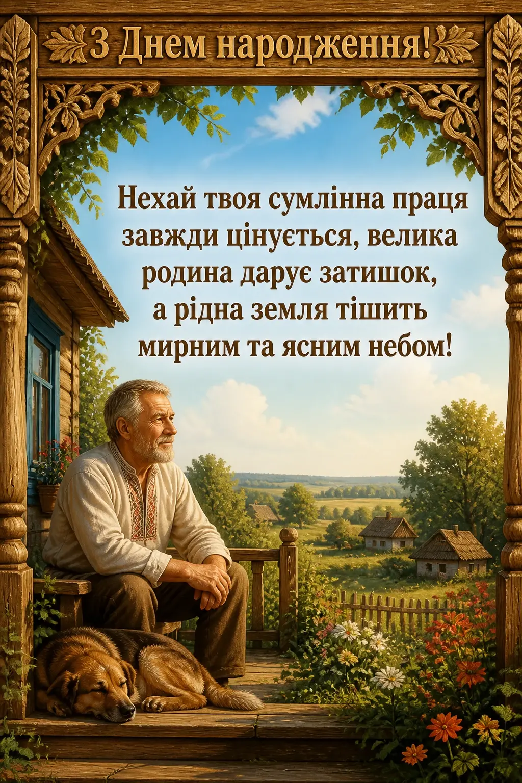оригінальні привітання з днем народження мужчині мирного неба