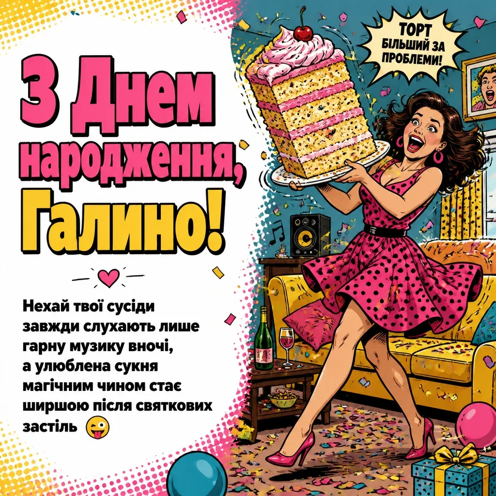 з днем народження галина