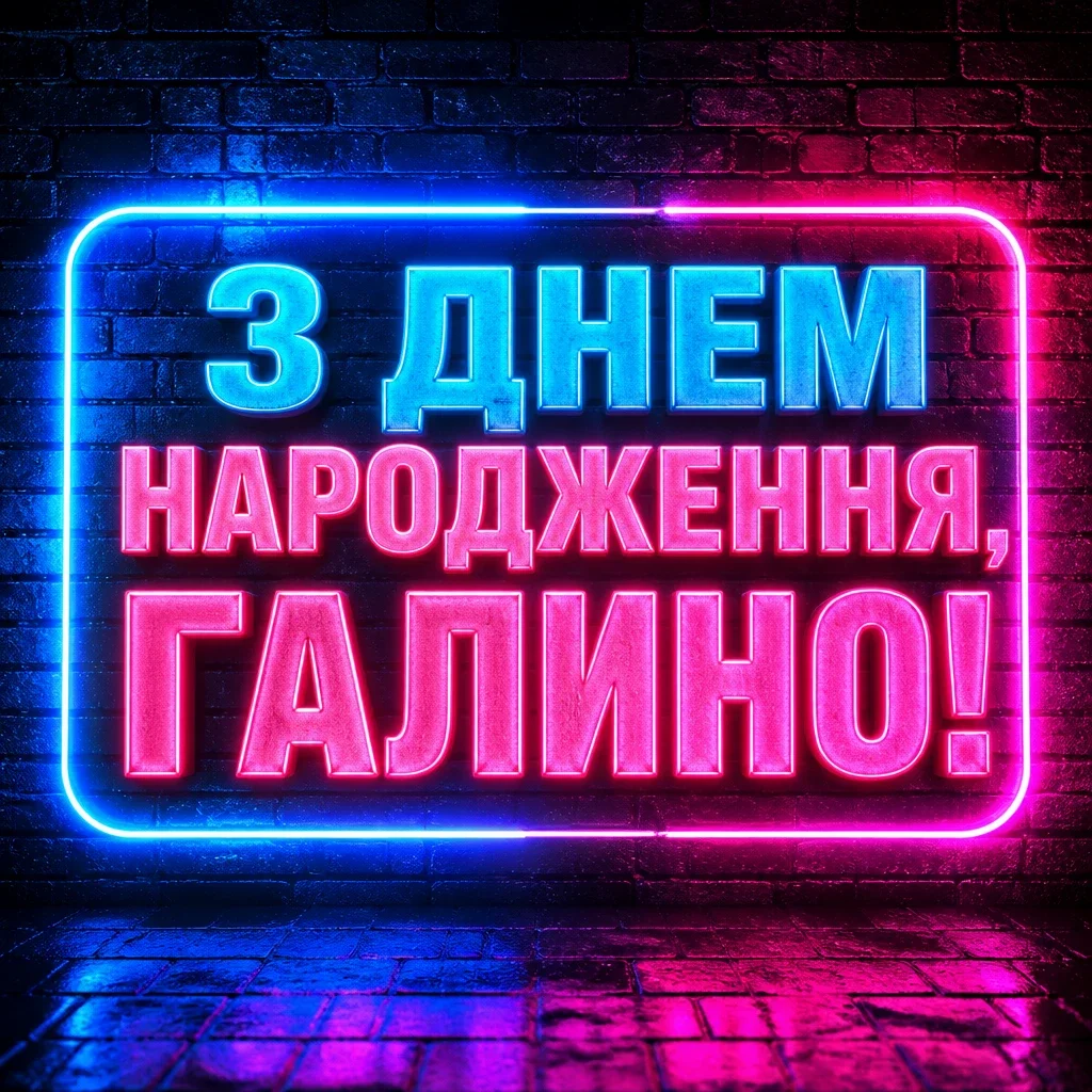 з днем народження галина