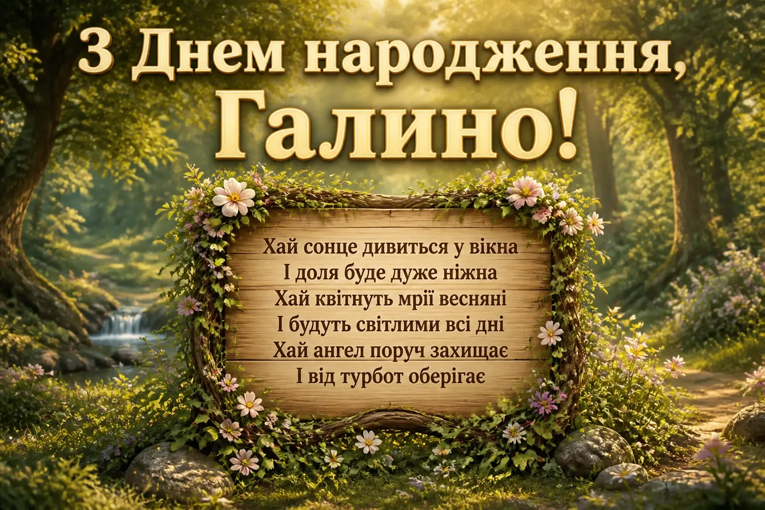 з днем народження галина