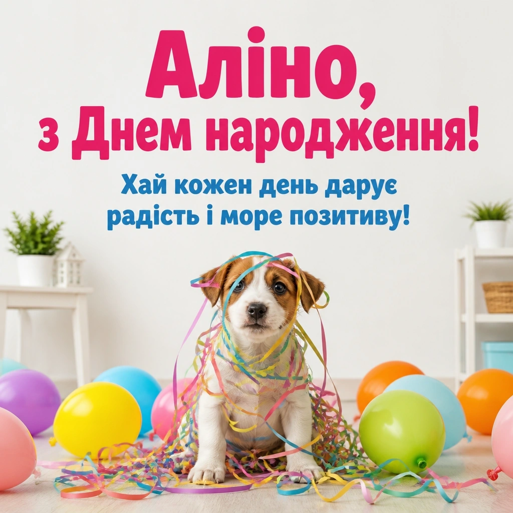 аліна з днем народження