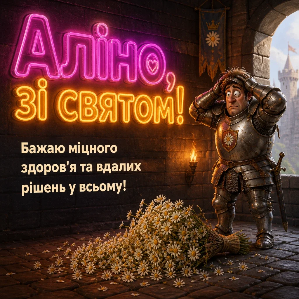 аліна з днем народження