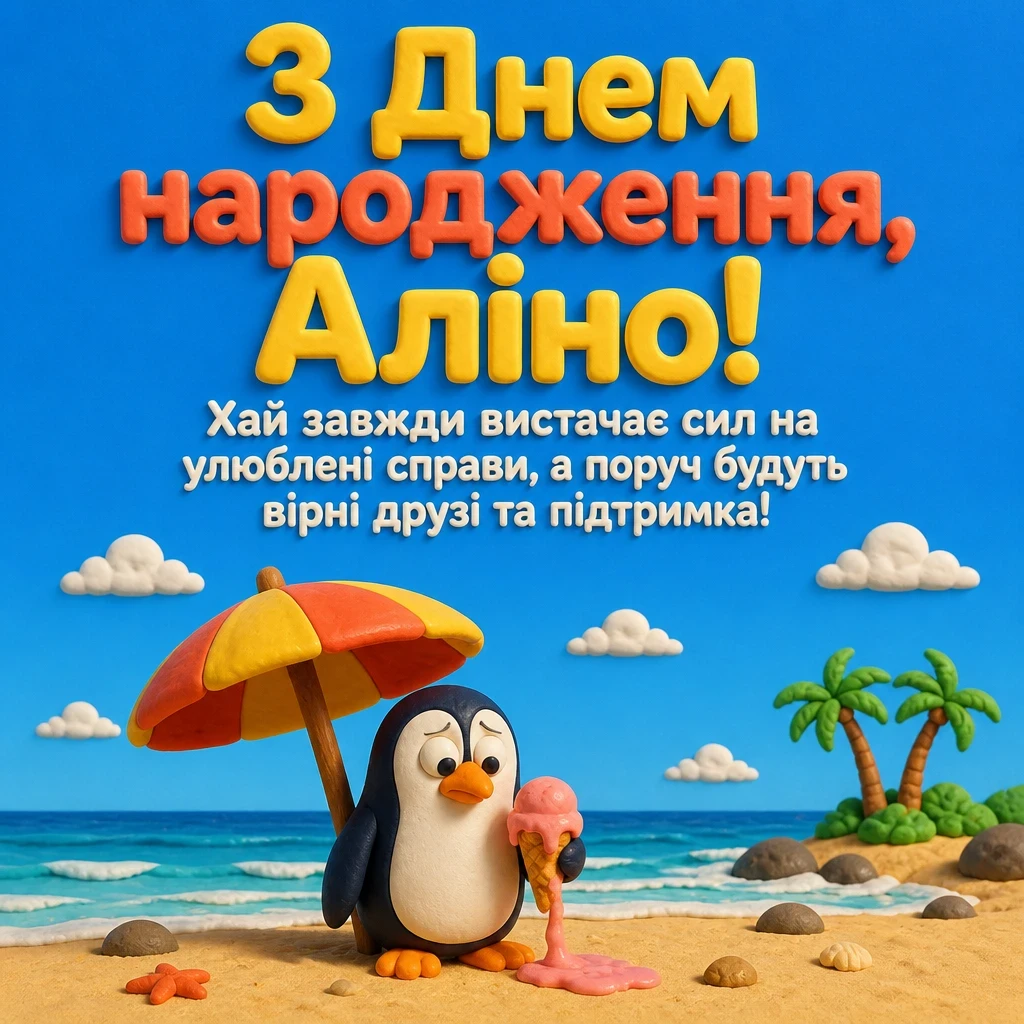 аліна з днем народження