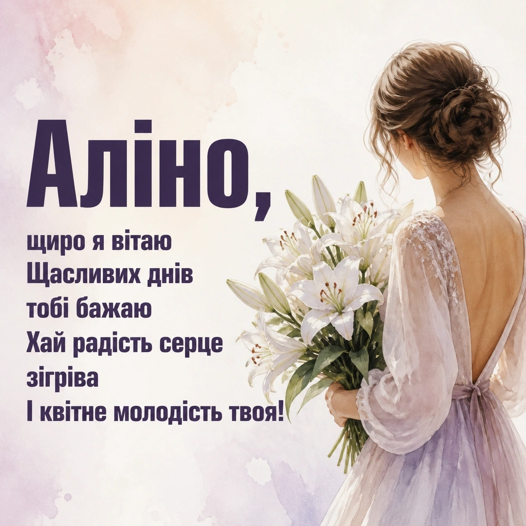 аліна з днем народження