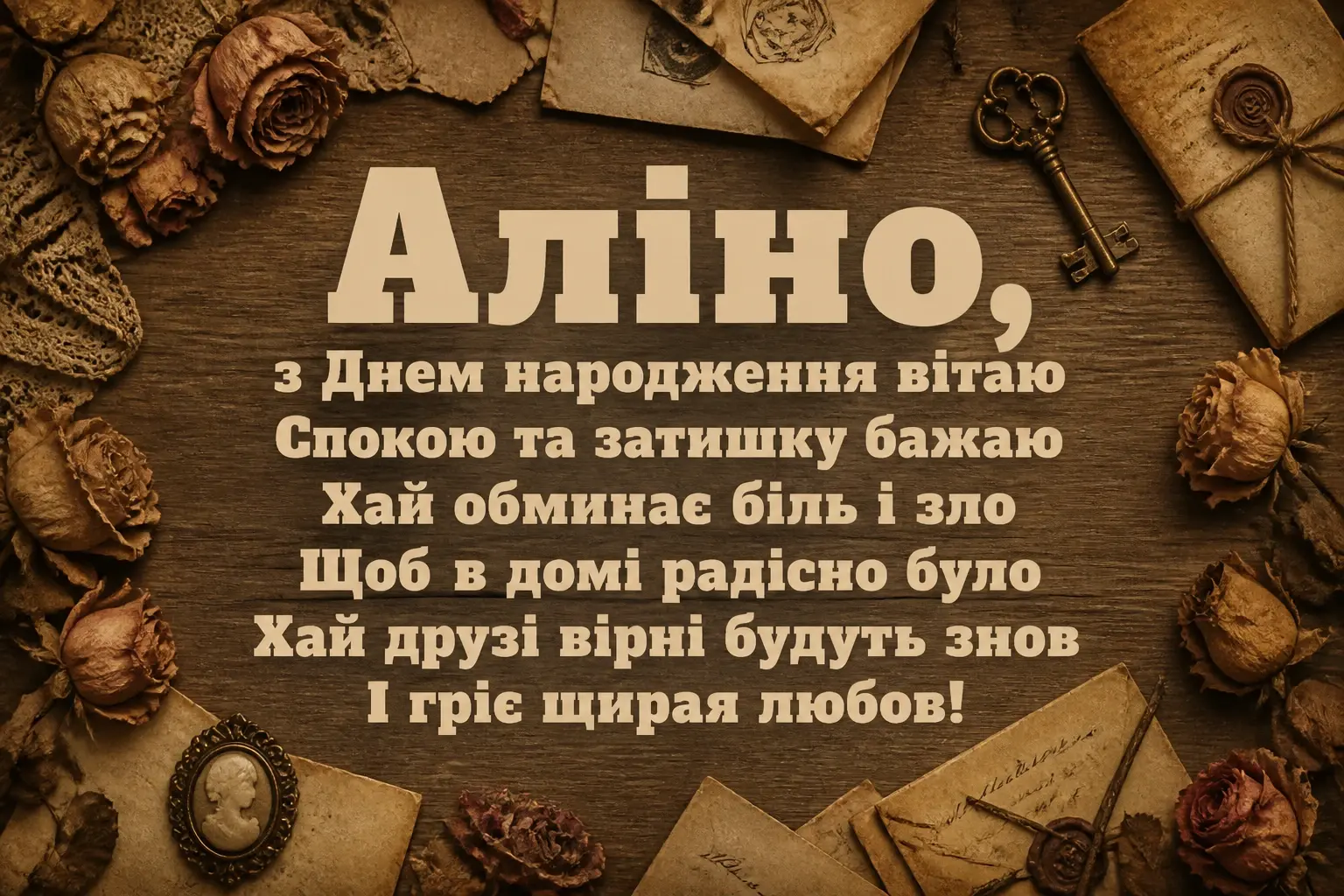 аліна з днем народження
