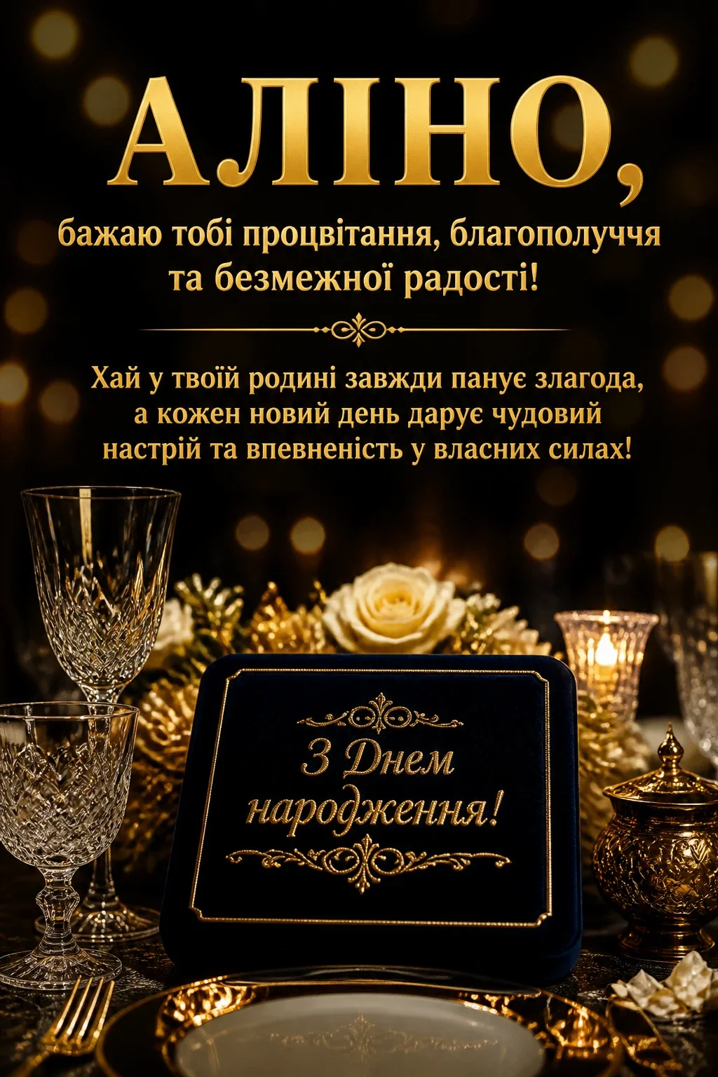 аліна з днем народження