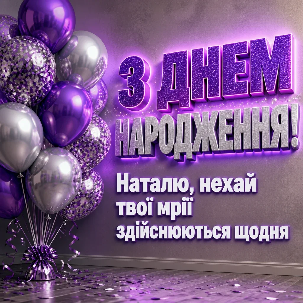 з днем народження наталі з днем народження наталі