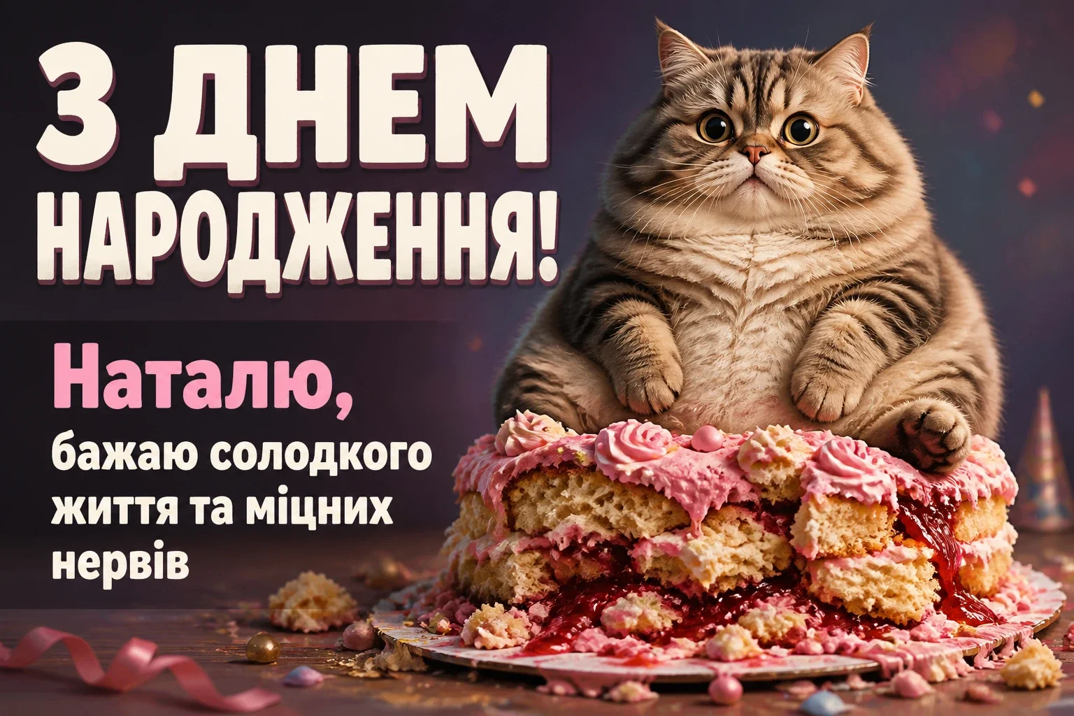 з днем народження наталі з днем народження наталі