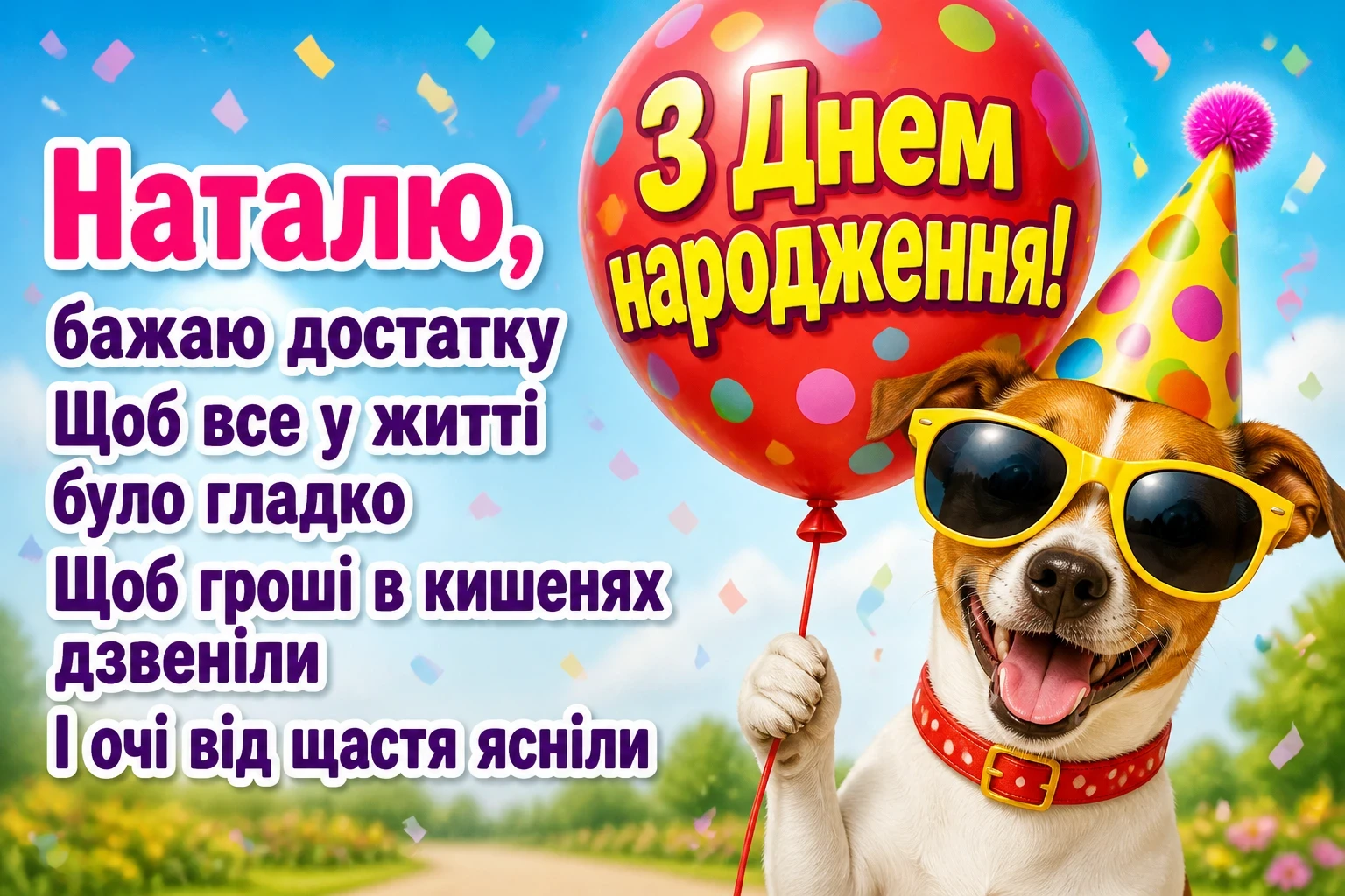 з днем народження наталі з днем народження наталі