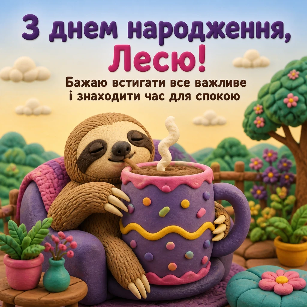 з днем народження леся