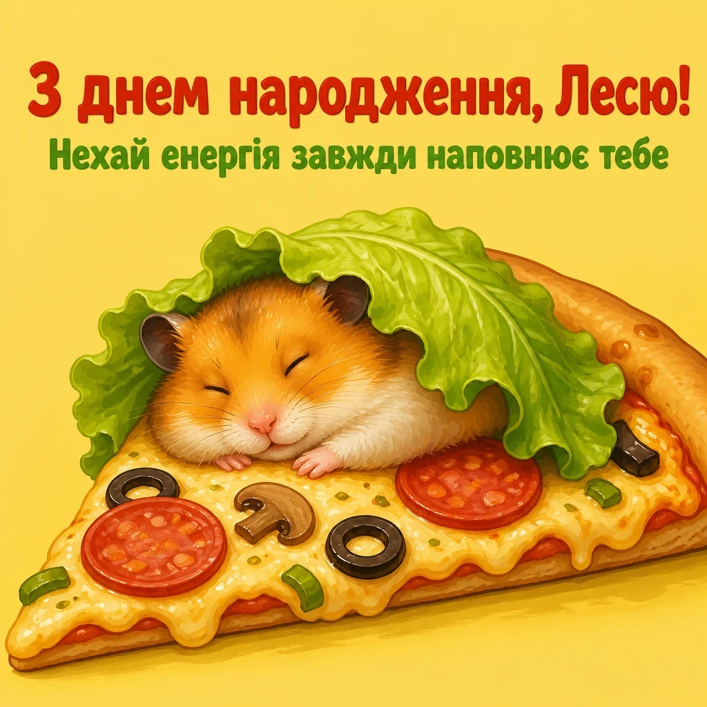 з днем народження леся