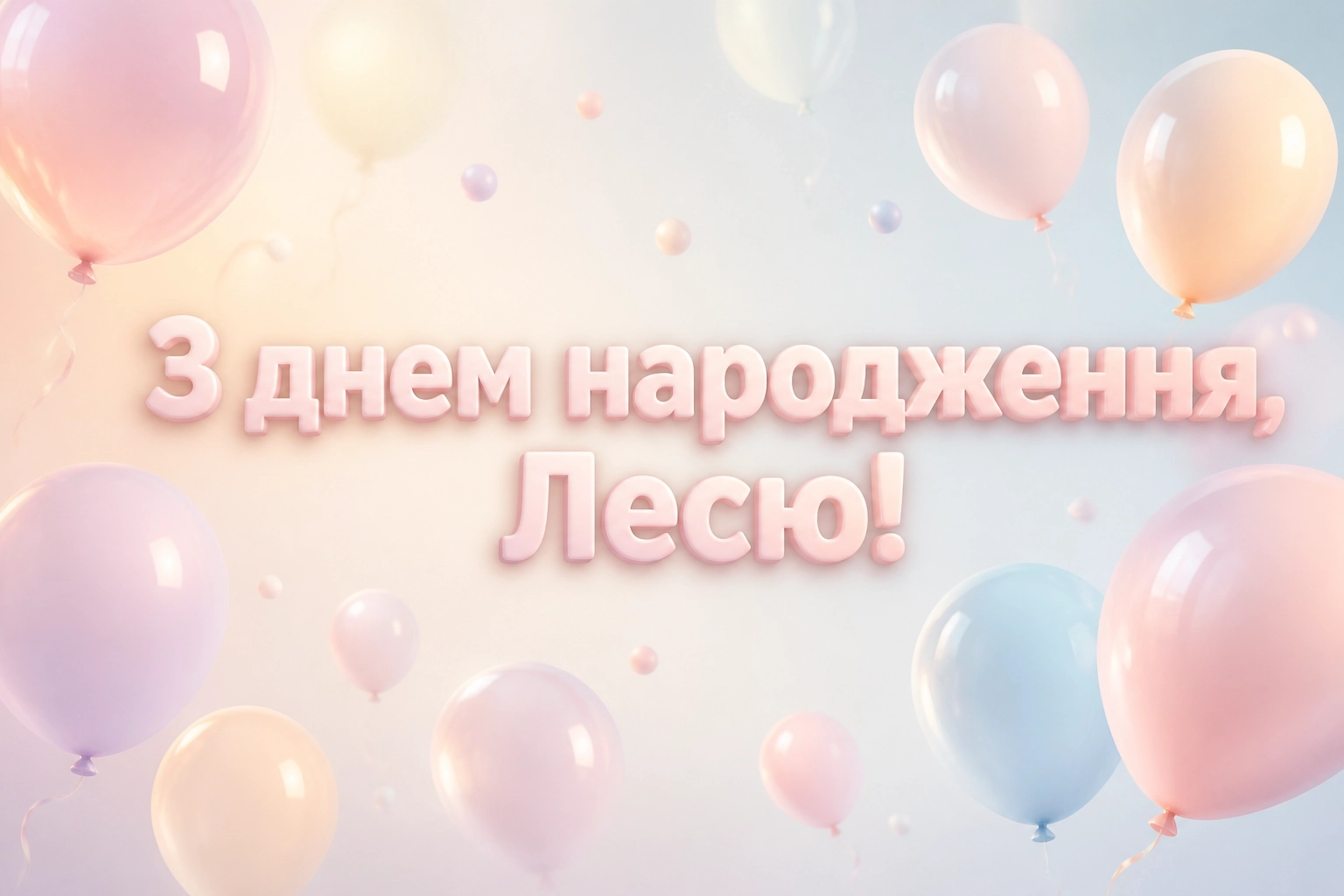 з днем народження леся