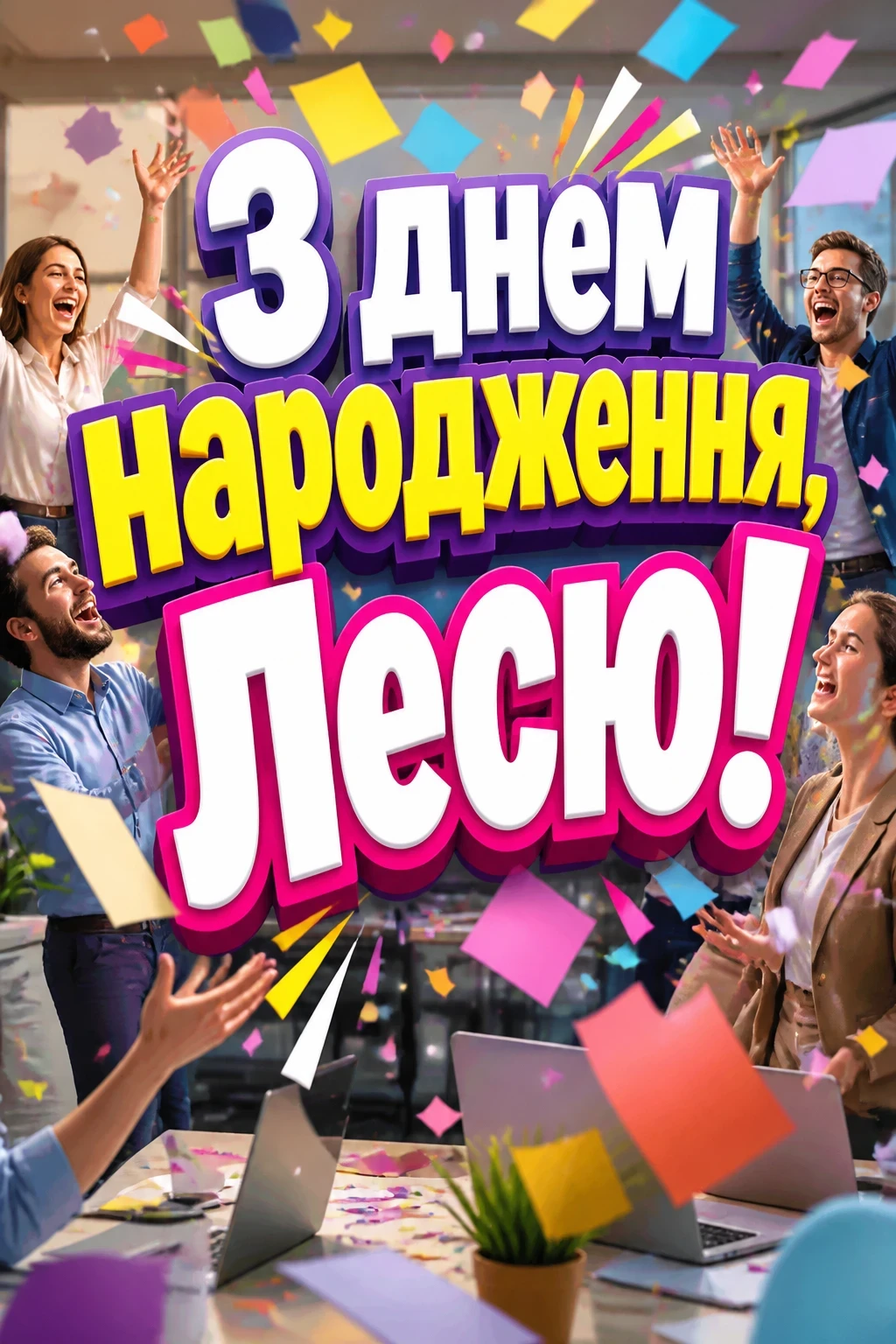 з днем народження леся
