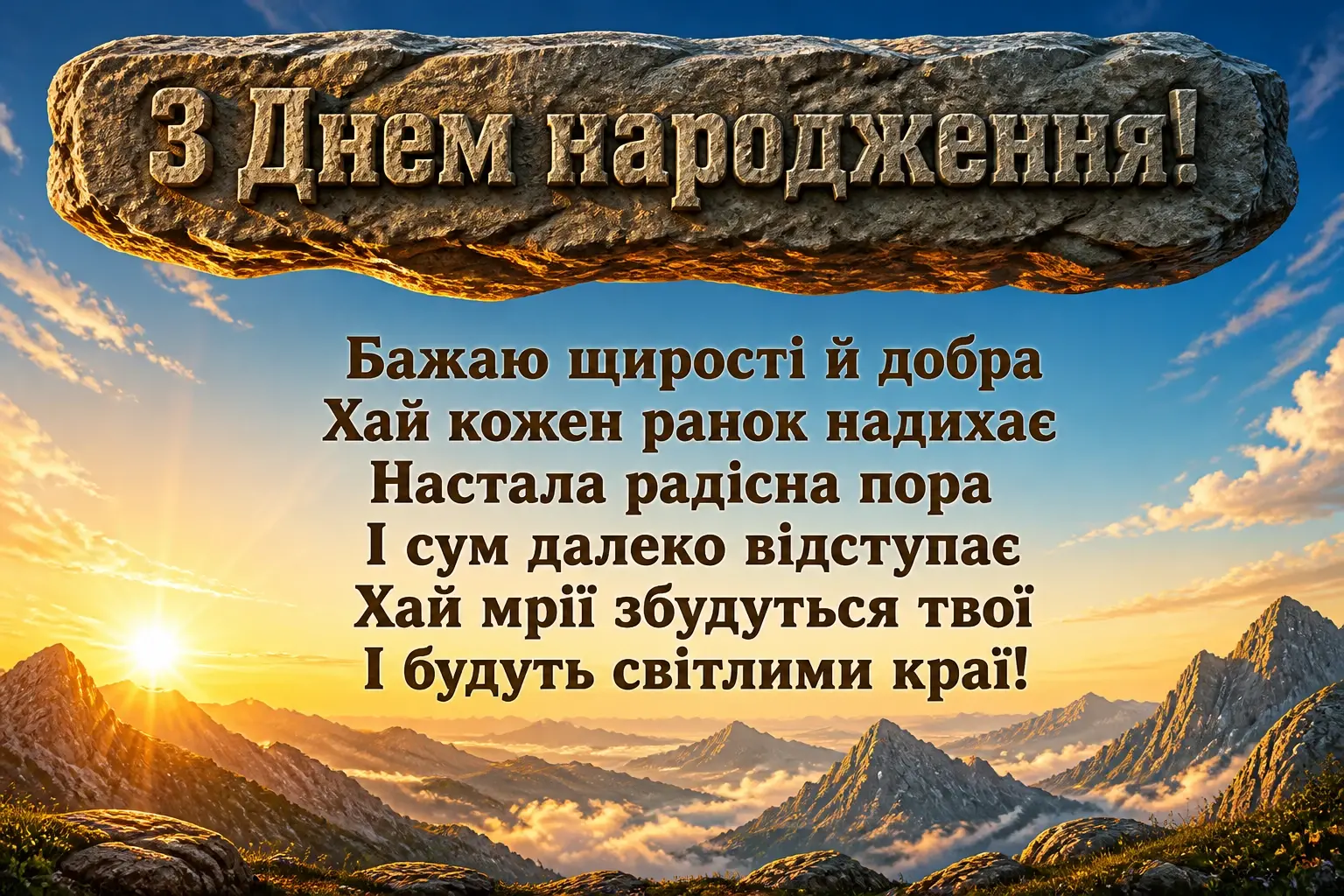 короткі привітання з днем народження мужчині