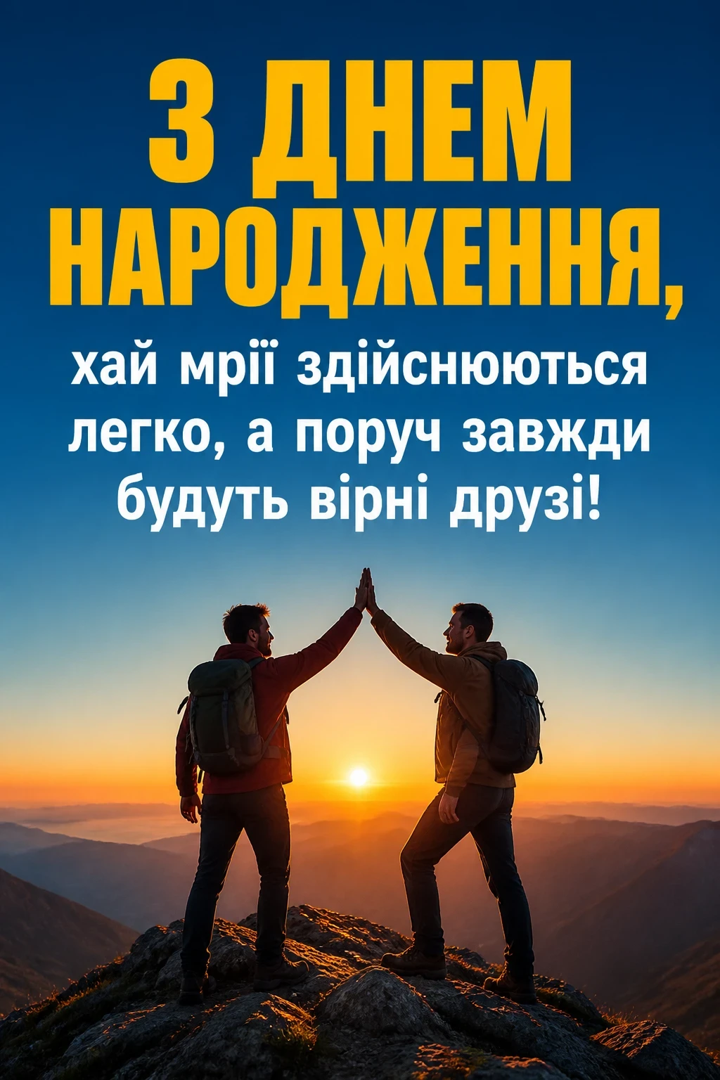 короткі привітання з днем народження мужчині