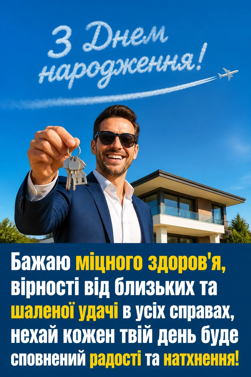 короткі привітання з днем народження мужчині