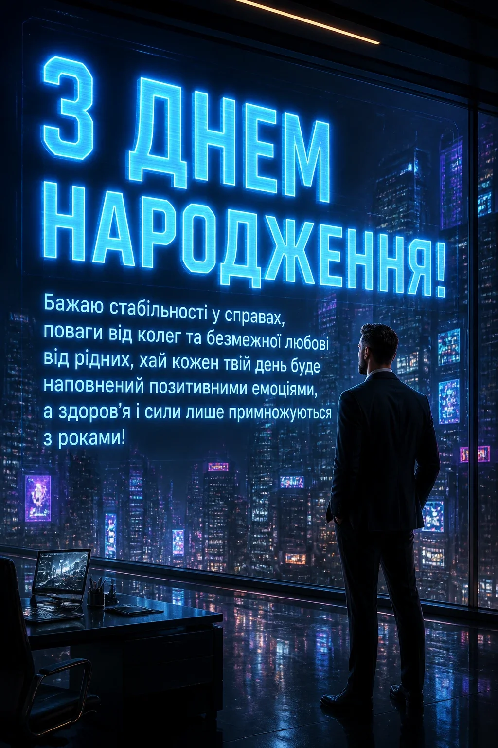 короткі привітання з днем народження мужчині