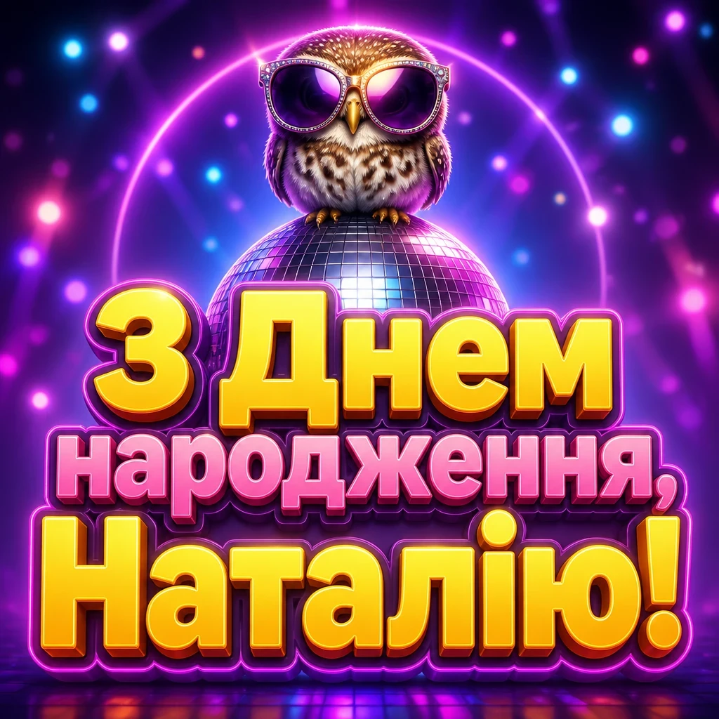 з днем народження наталія