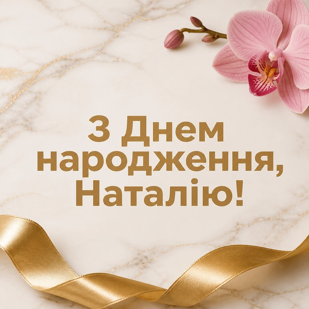 з днем народження наталія