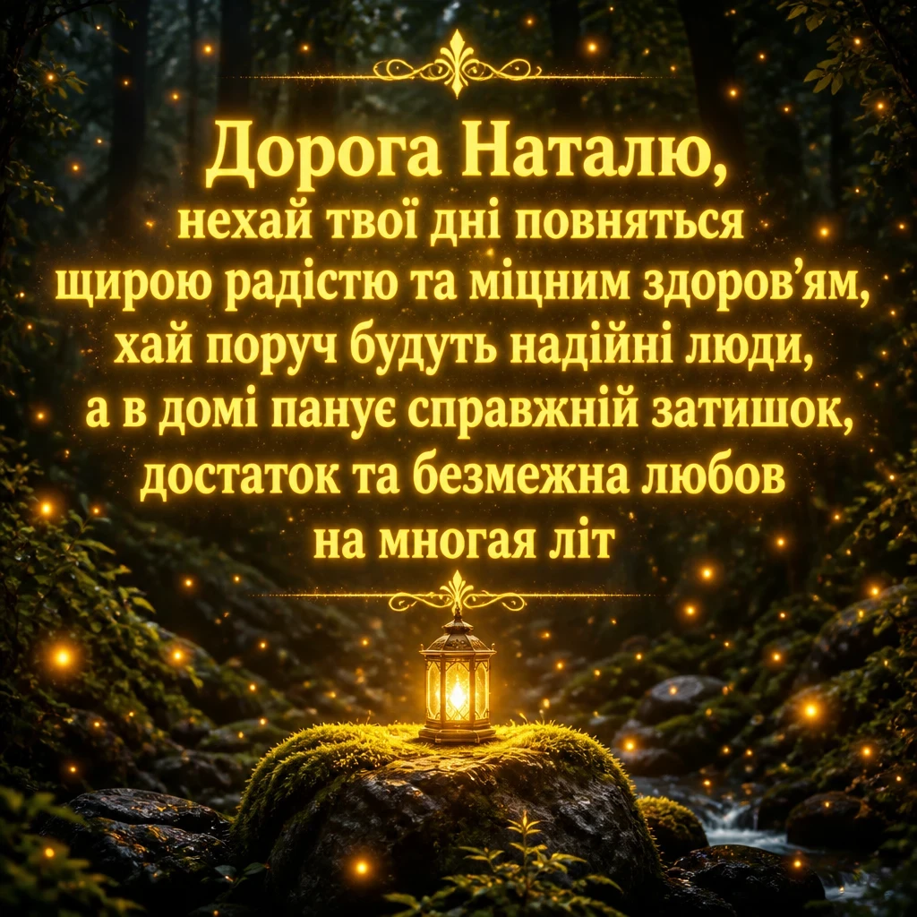 з днем народження наталія