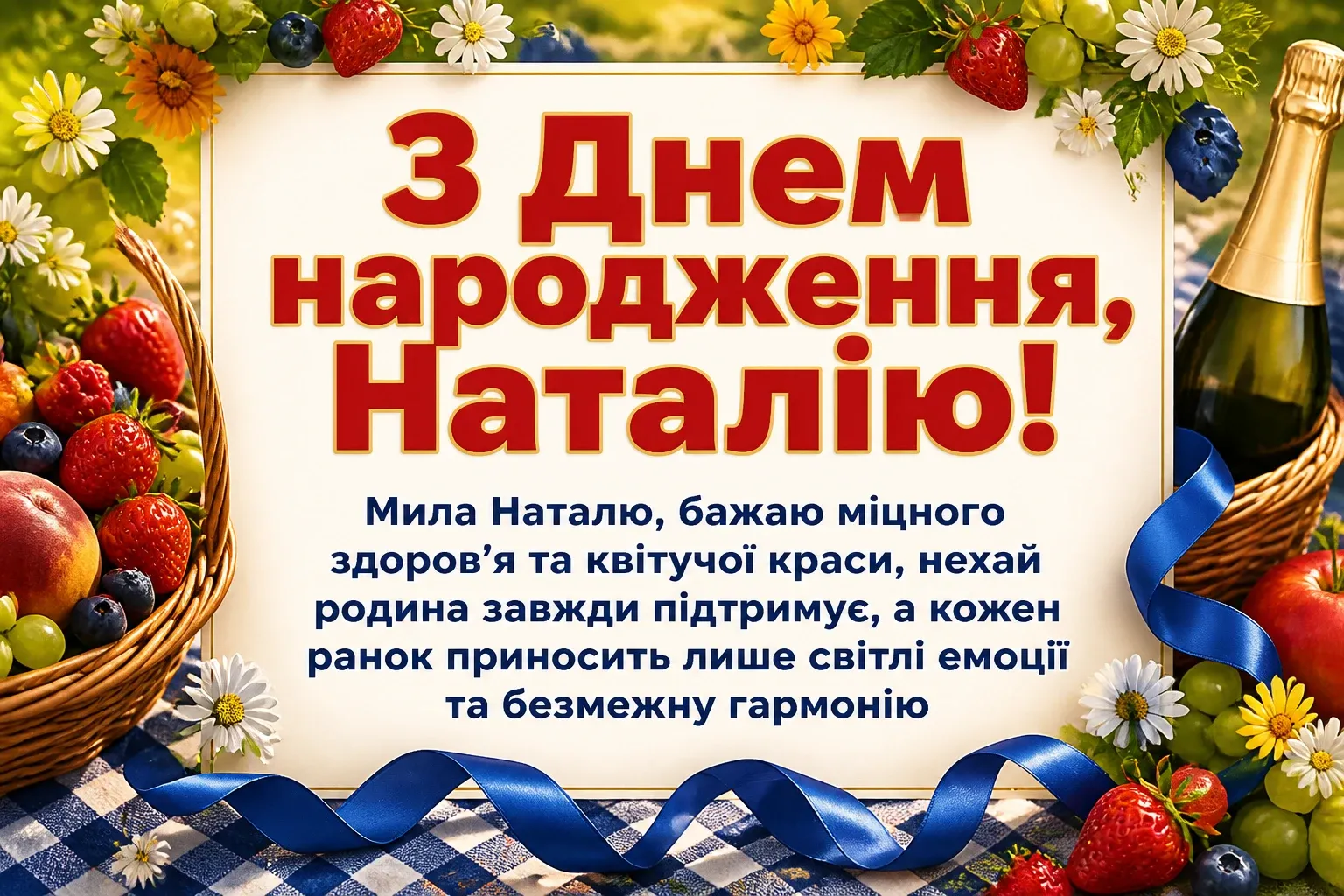 з днем народження наталія