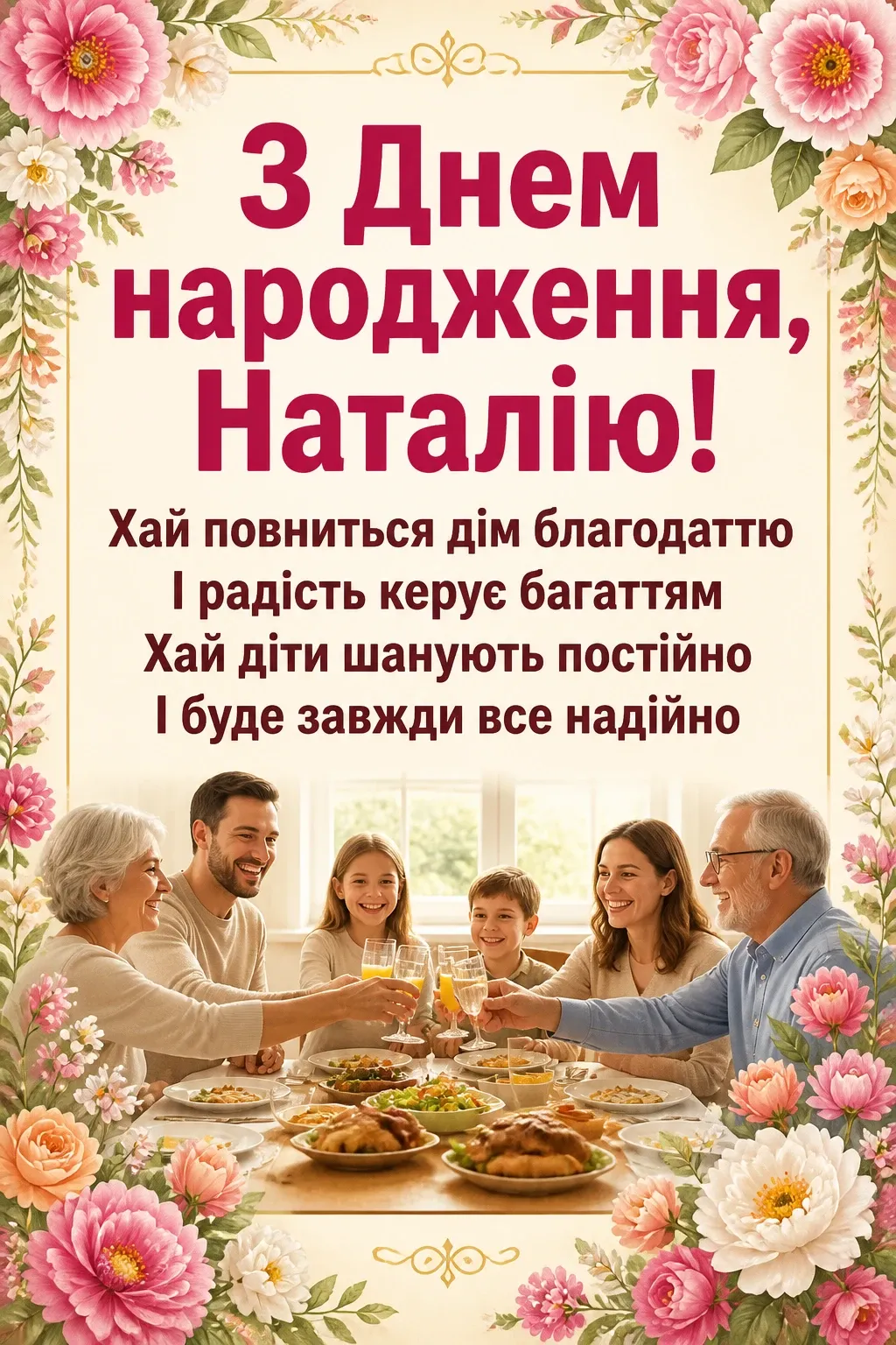 з днем народження наталія
