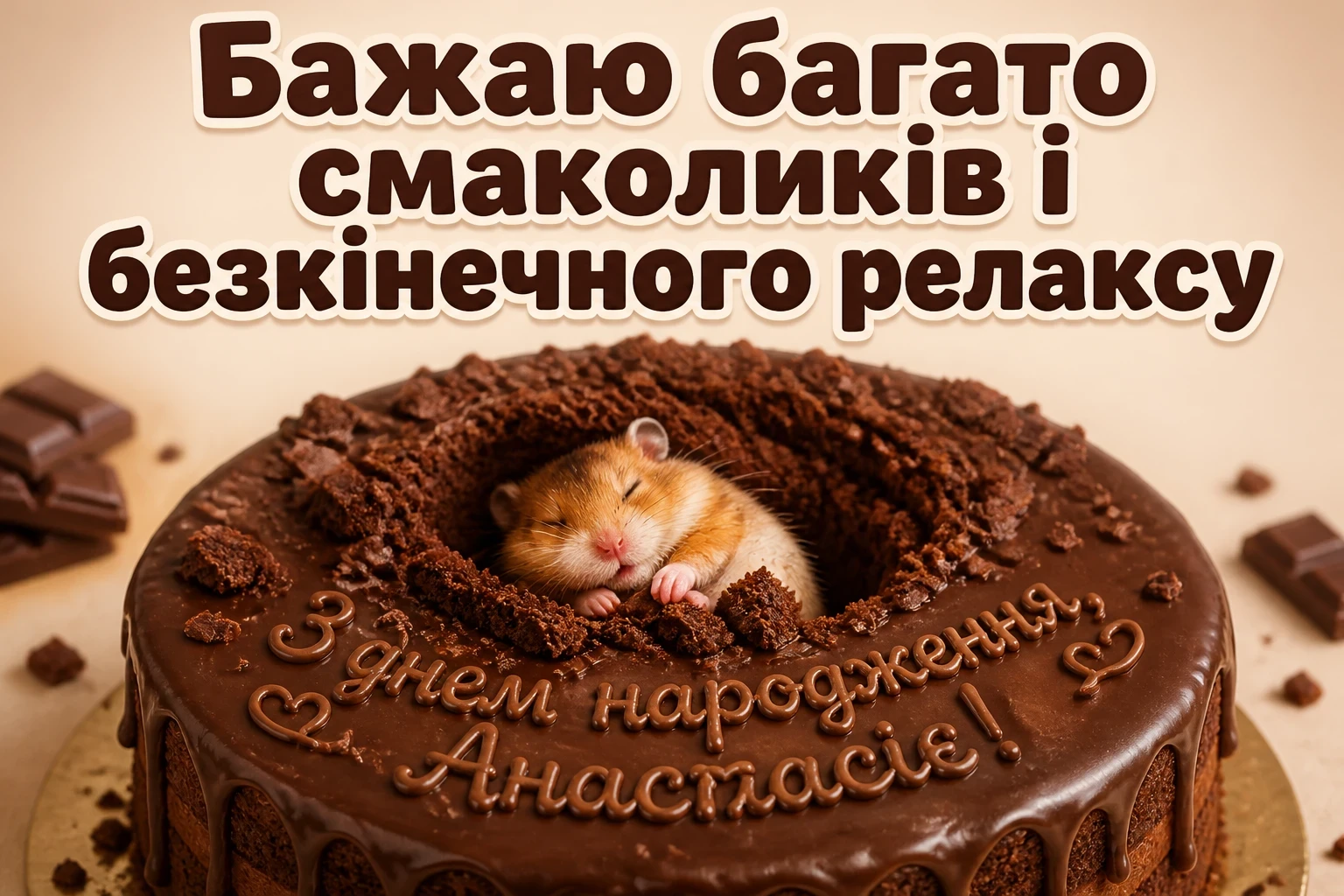 з днем народження анастасія