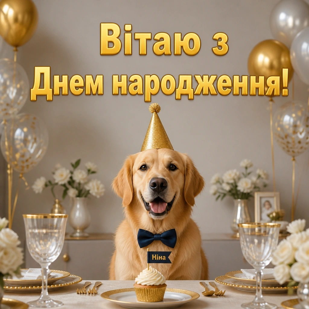 з днем народження ніна