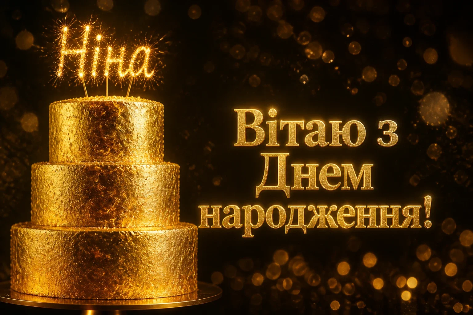 з днем народження ніна