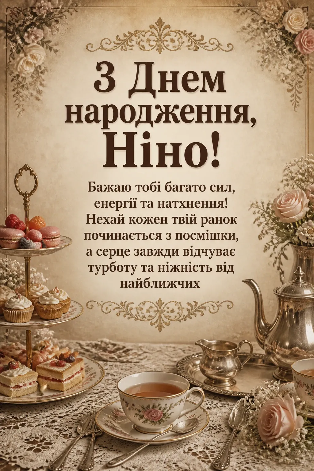 з днем народження ніна