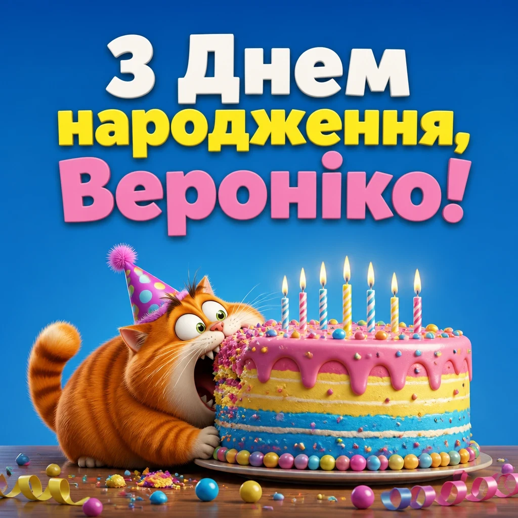 з днем народження вероніка