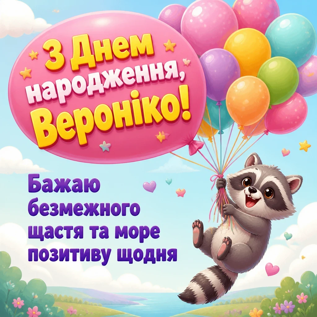 з днем народження вероніка