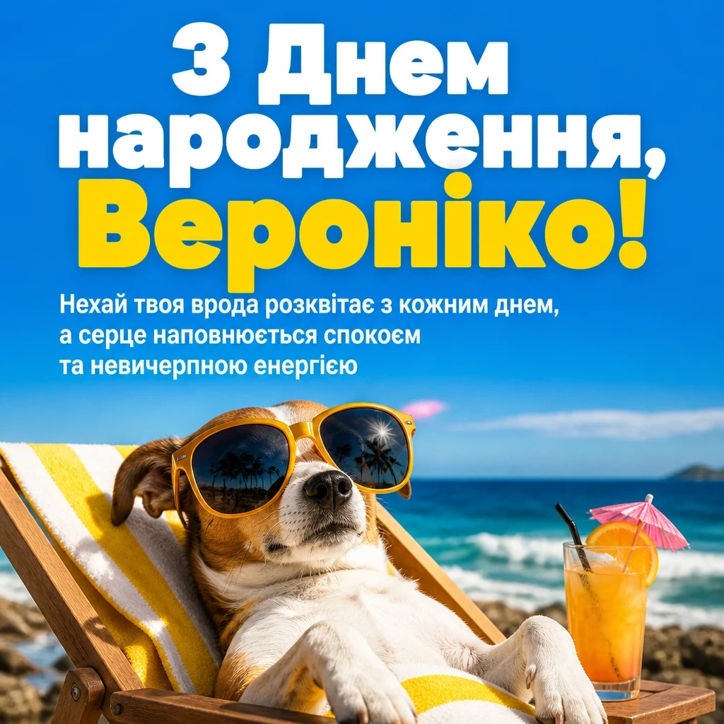 з днем народження вероніка