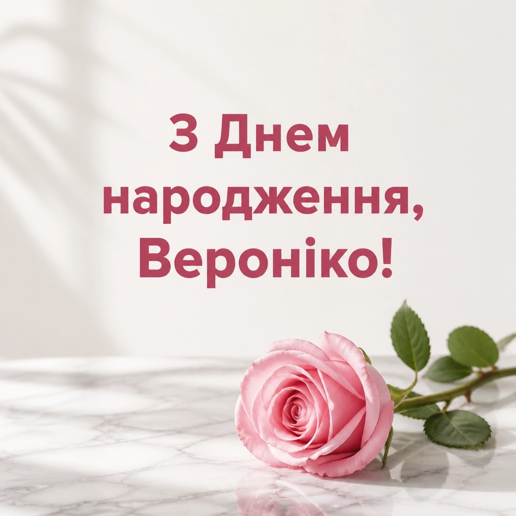 з днем народження вероніка