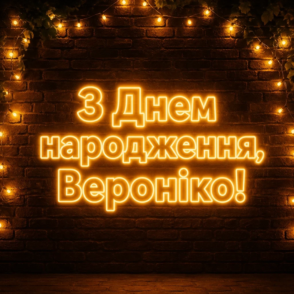 з днем народження вероніка