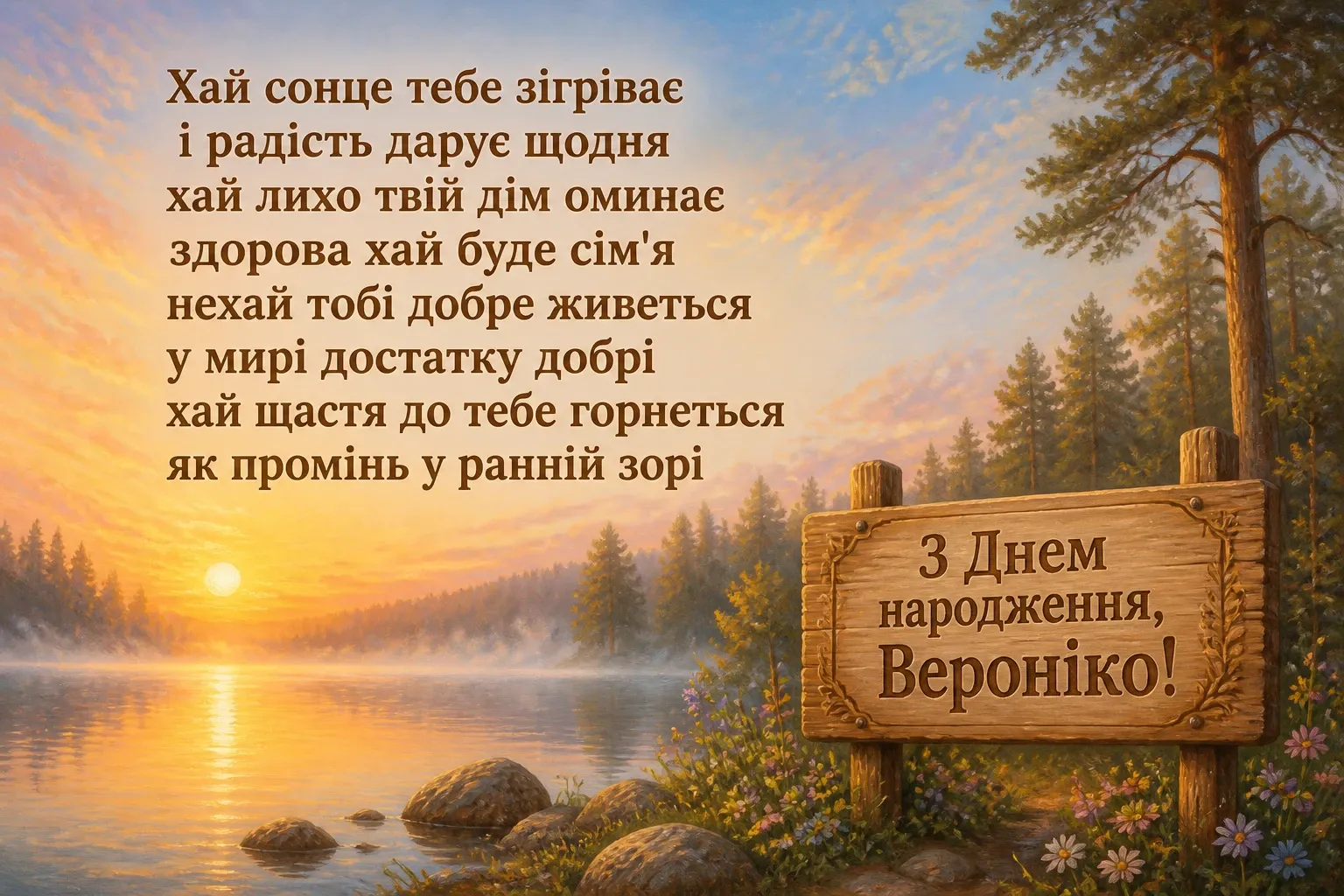 з днем народження вероніка