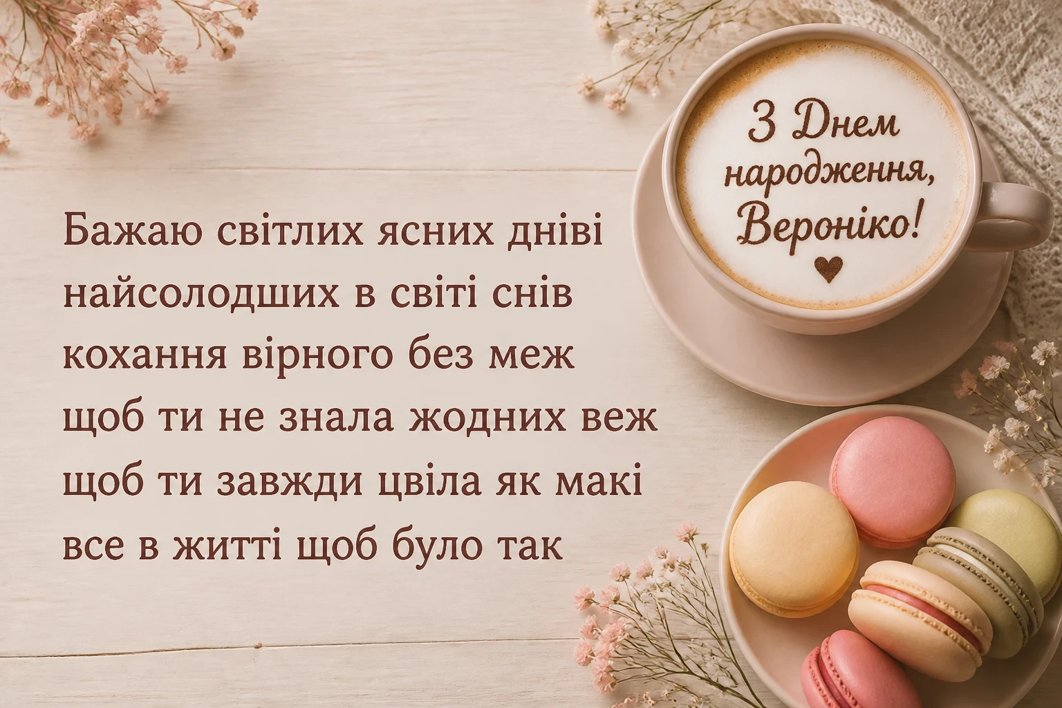 з днем народження вероніка