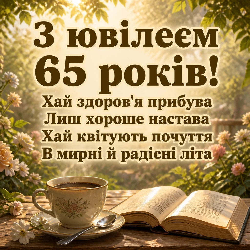 зворушливі привітання з днем народження жінці 65 років