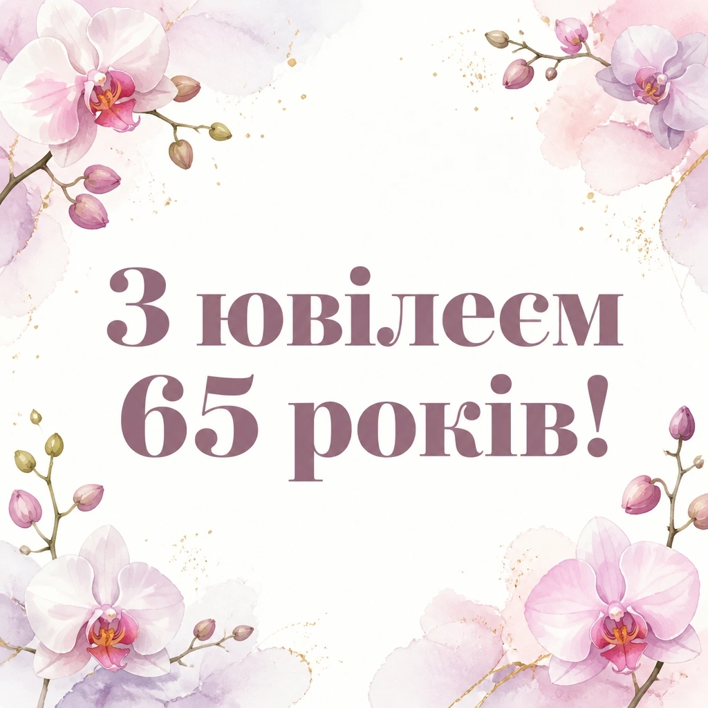 зворушливі привітання з днем народження жінці 65 років