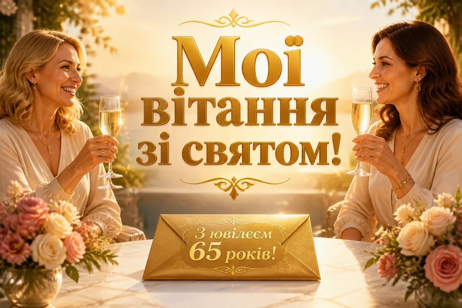 зворушливі привітання з днем народження жінці 65 років