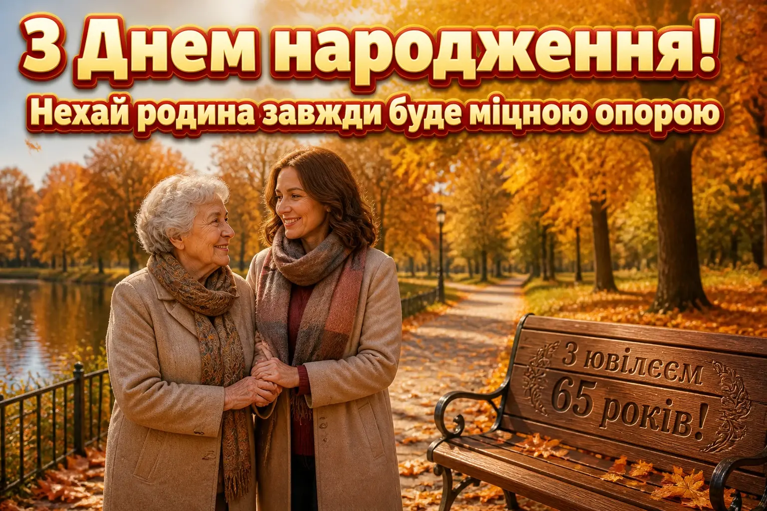 зворушливі привітання з днем народження жінці 65 років