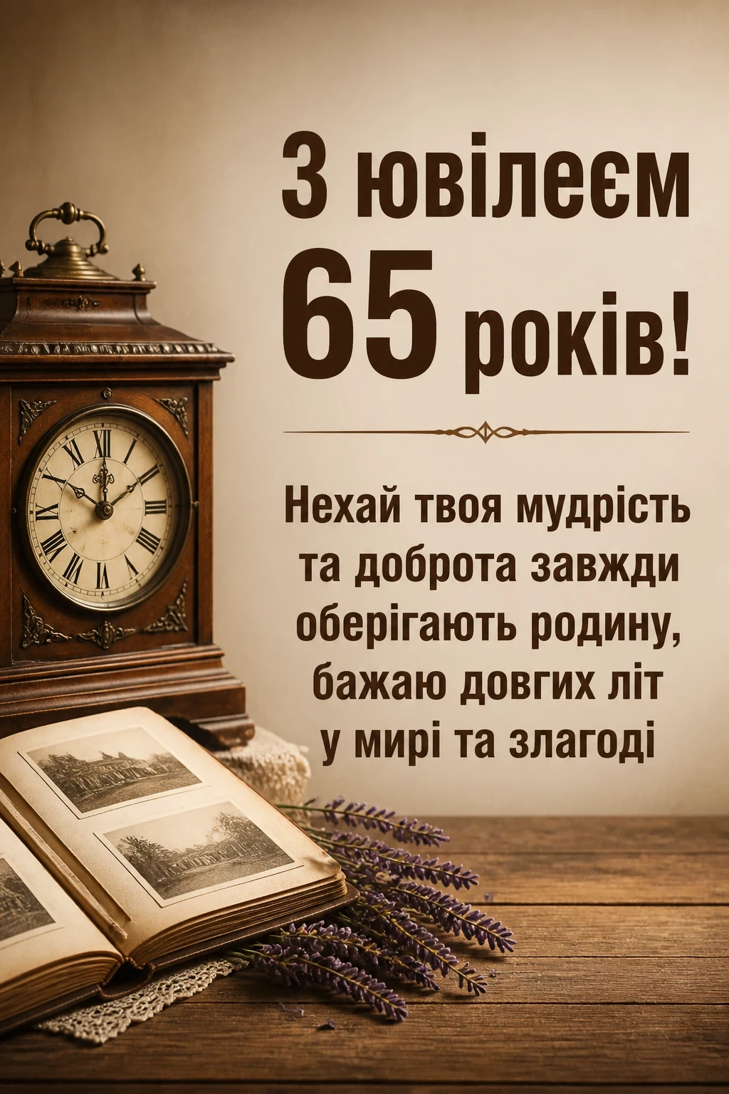 зворушливі привітання з днем народження жінці 65 років