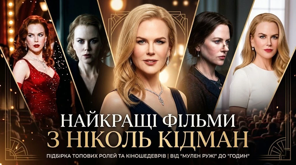 ТОП 20 найкращих фільмів з Ніколь Кідман
